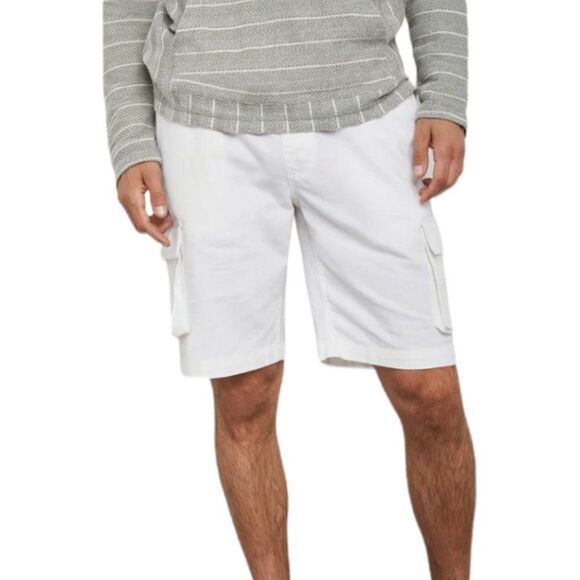 Onia Tom Linen Cargo Shorts - Picture 1 of 8